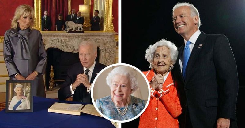 'Our hearts go out to you': Joe Biden says Queen reminded him of mom Catherine Finnegan before paying touching tribute
