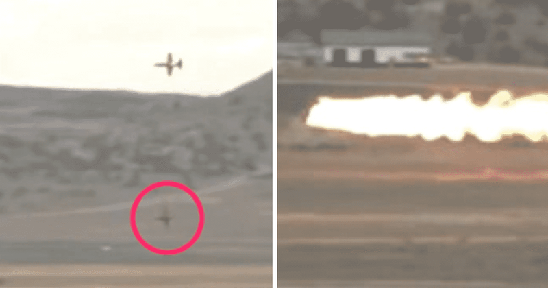 Reno Air Races crowd left shaken after pilot dies as plane crashes and bursts into flames