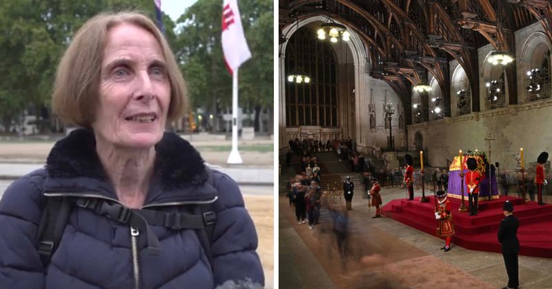 'Proud to have been her subject': RAF servicewoman is last person to bid farewell to the Queen
