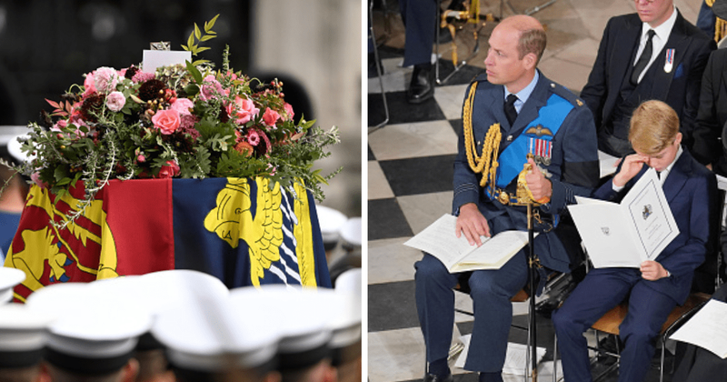 Prince George ‘heartbreakingly sad’ for father Prince William at Queen's funeral, says body language expert