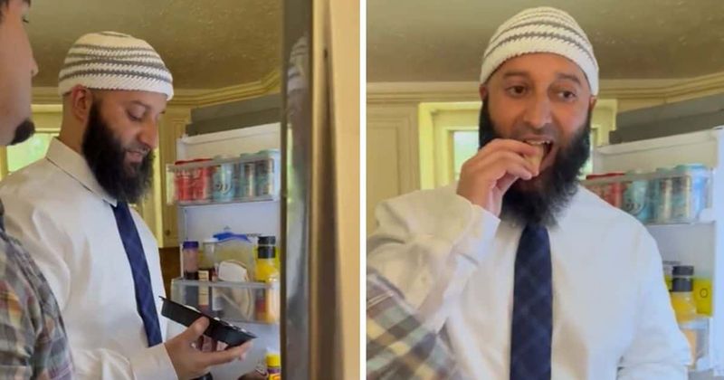 Freedom Tastes Good: Adnan Syed munches on homemade leftovers after 23 years in prison as judge tosses murder conviction
