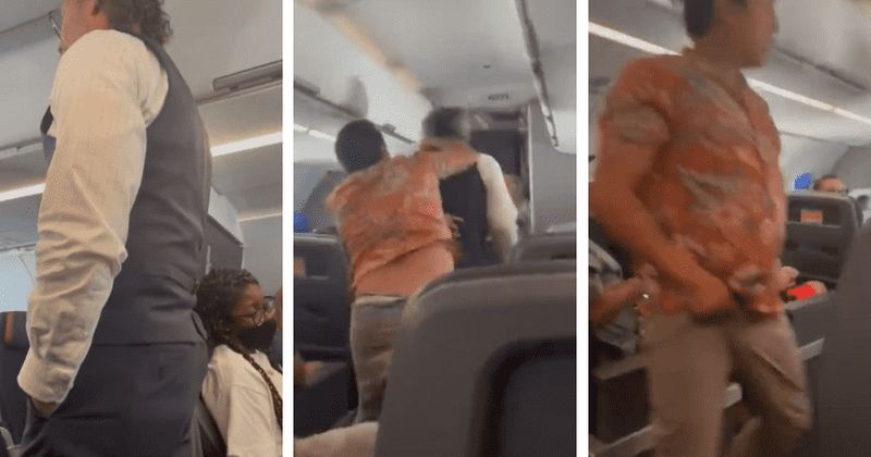 Unruly American Airlines passenger arrested for SUCKER-PUNCHING flight attendant