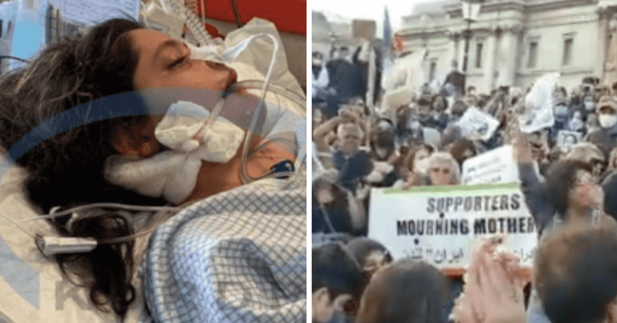 LONDON ERUPTS: Number of police injured as anti-Iranian protests condemning death of Mahsa Amini turn violent