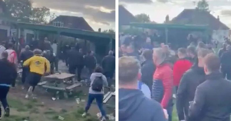 5 hospitalized after German soccer hooligans unleash chaos at pub ahead of Nations League game