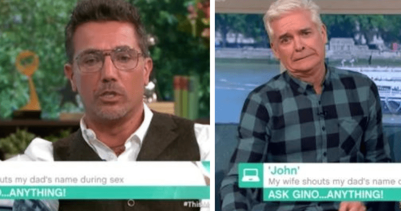 Gino D'Acampo shocks ‘This Morning’ viewers after advising man to have ‘threesome’ with wife and dad