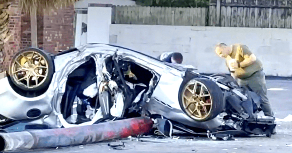 Florida boy, 15, dead and two critically injured after teens crash stolen Maserati into wall