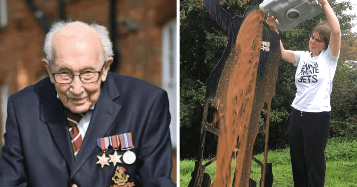 Family ashamed as sick activist who poured human feces on Captain Sir Tom Moore memorial is identified