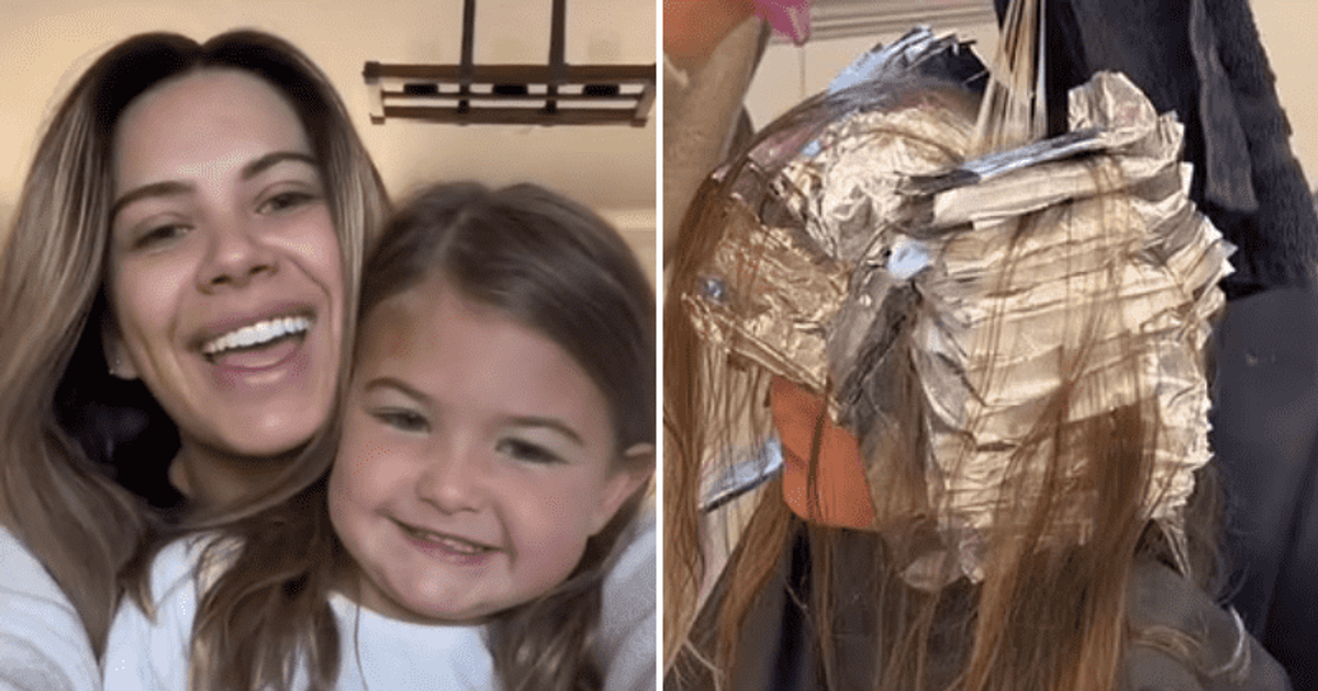 Furious mom BLASTS trolls who shamed her for letting five-year-old daughter bleach her hair