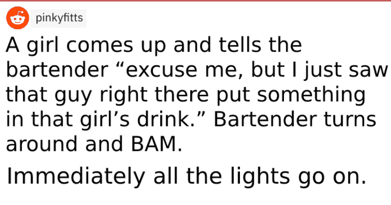 'That place rocks': Redditors lavish praise on bar for swift response to woman's drink being spiked