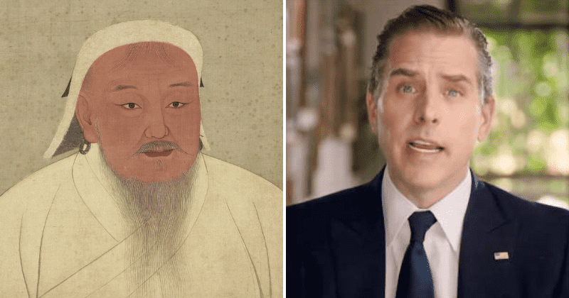Hunter Biden obsessed with Genghis Khan, used Mongol warlord's name as live sex cam username
