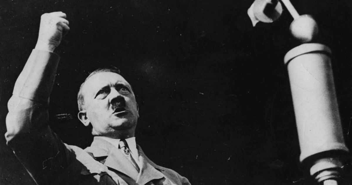 'It's really weird': Stunned mom spooked to find 'face of Hitler' staring at her from lit fireplace