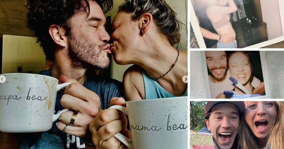 It's a girl! Kaley Cuoco flaunts baby bump in cute photos as she expects first child with Tom Pelphrey