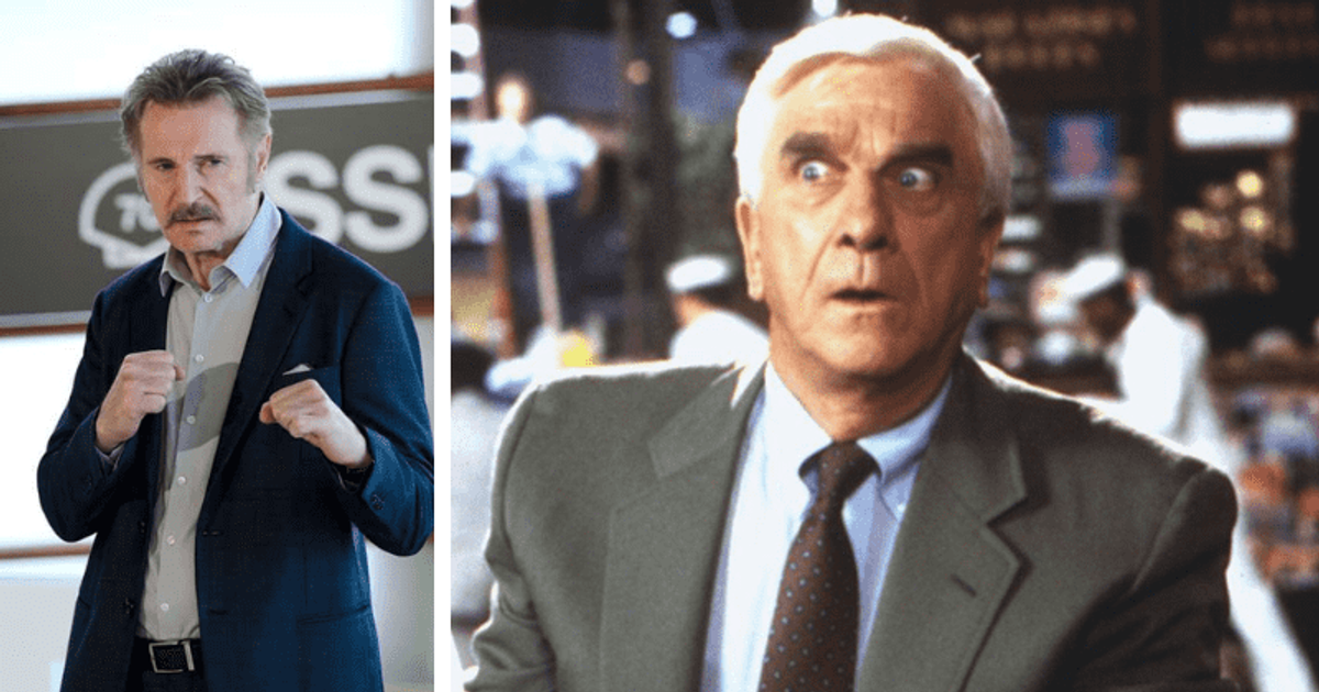 Can Liam Neeson pull off a ‘Naked Gun’ reboot? Fans divided over how actor compares with Leslie Nielsen