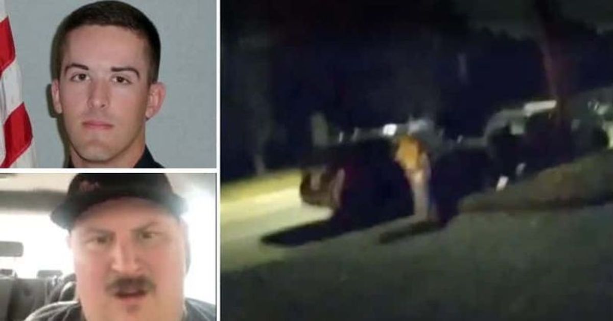 Bodycam video shows wounded cop gunning down man who killed 2 officers responding to fake 911 call