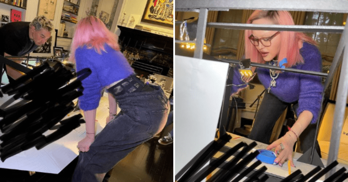'Where is my Madonna?': Fans can't recognize Queen of Pop as she flaunts curves in 'workshop' snaps