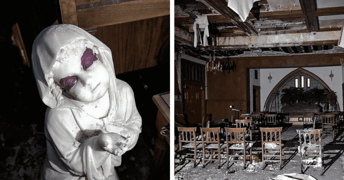 'It felt chilling': Social media influencer discovers creepy, deserted funeral home with embalming room