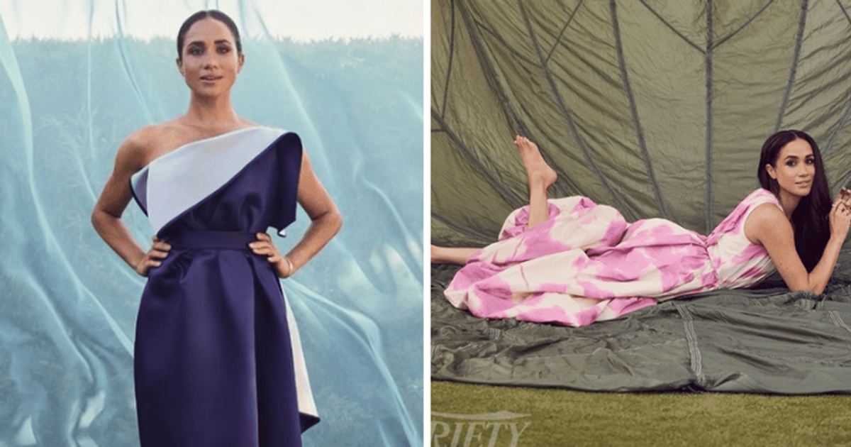 Meghan Markle brushes off criticism as she glams it up in Carolina Herrera and Jason Wu for Variety shoot