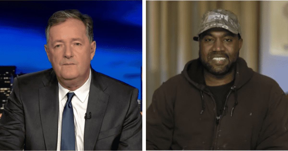 Kanye West boasts he's a 'different type of freedom fighter' as Pier Morgan confronts him over racist rant