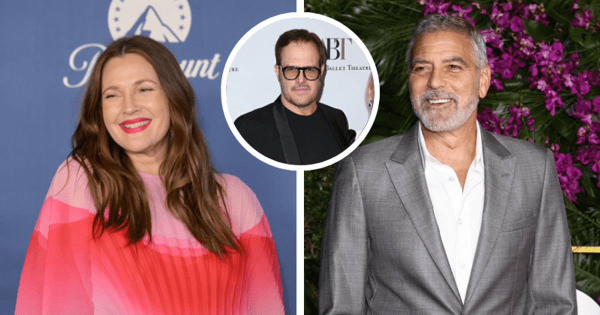 Drew Barrymore admits she had 'drunken make-out session' with George Clooney's best pal after her divorce