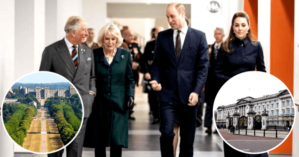 A king without a castle: Windsor and Buckingham Palace to stay empty following Queen's death