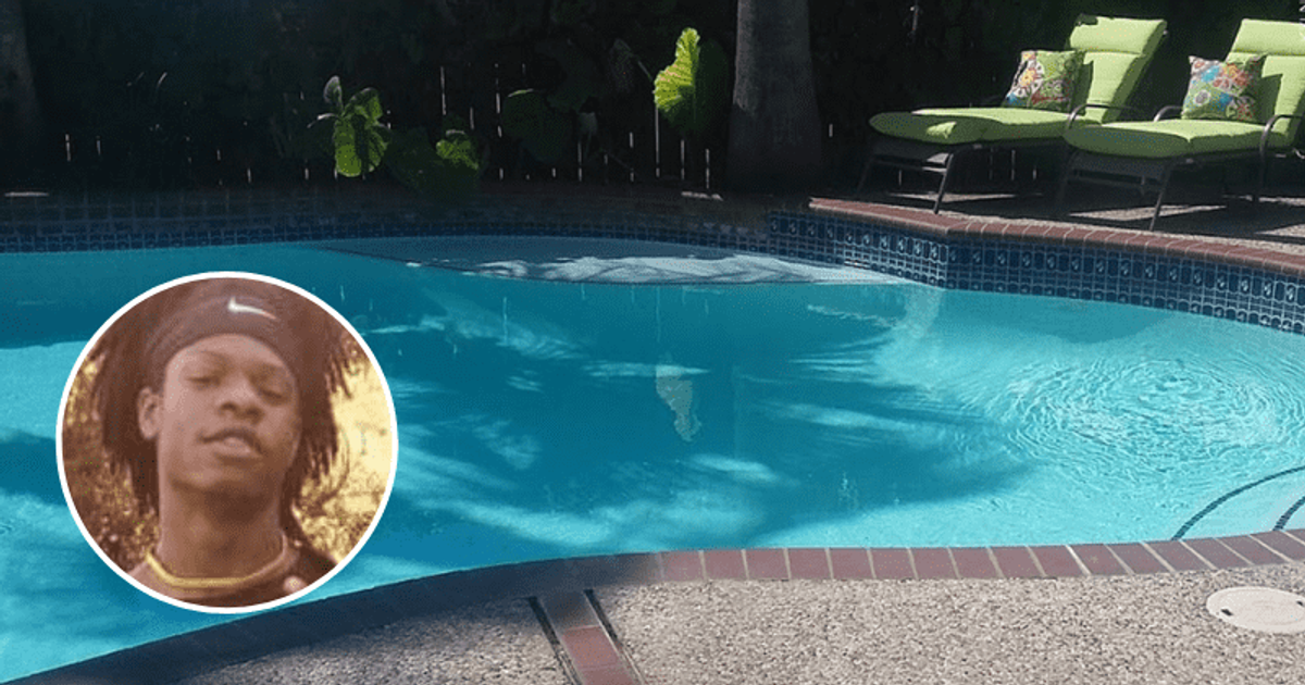 Georgia lawn worker, 22, falls into pool and drowns after being trapped by leaf blower, tributes pour in
