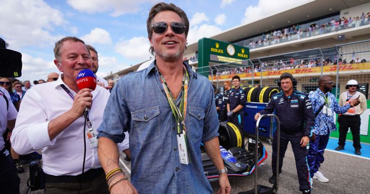 F1 fans throw a tantrum after Brad Pitt snubs Martin Brundle during grid walk at Texas grand prix