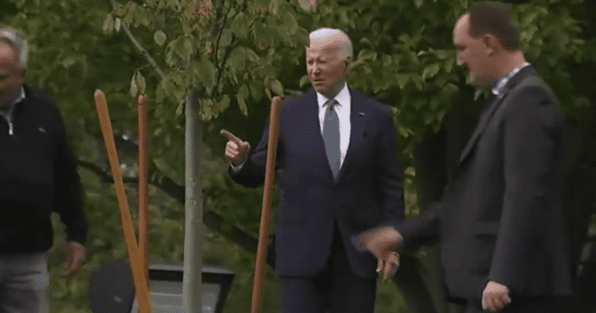 Did Joe Biden get lost in WH GARDEN? Video shows POTUS looking confused at home