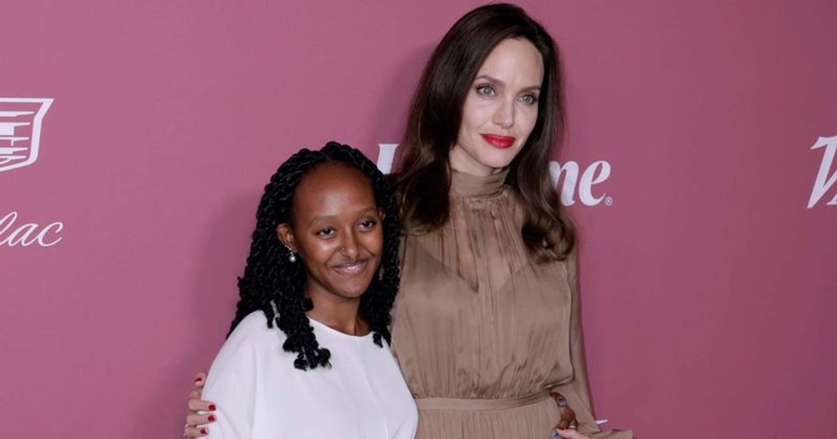 'Down to earth and beautiful': Fans in awe as Angelina Jolie attends daughter Zahara's homecoming