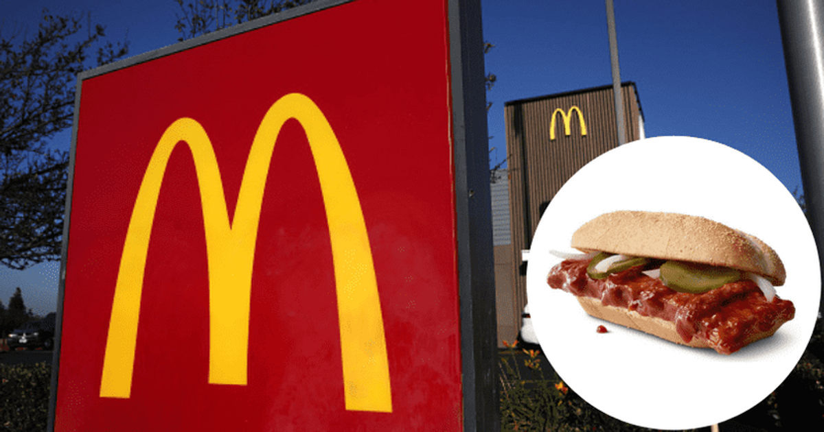 Why is McDonald's removing McRib from its menu? Iconic sandwich on 'farewell' tour