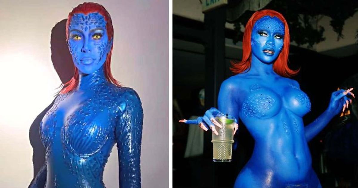 Kim Kardashian repeats Saweetie's 2020 'Mystique' look this Halloween, fans say 'it’s Ms Icy Girl for me'