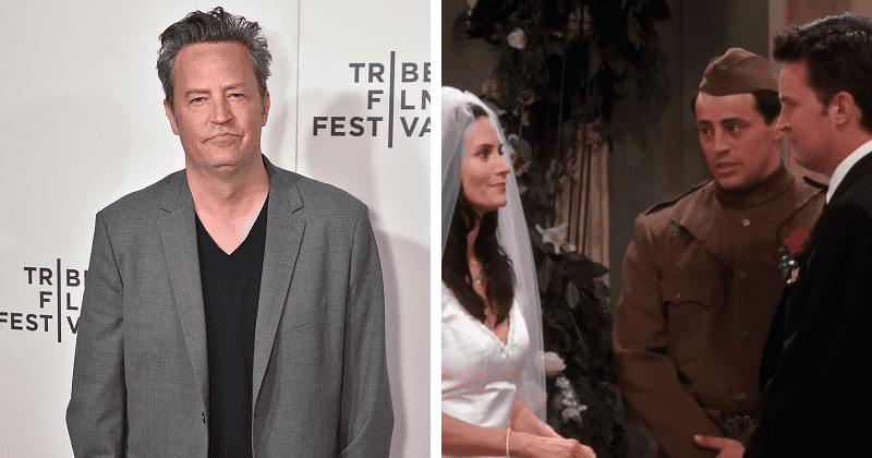 Matthew Perry reveals he was driven back to rehab in pickup truck after filming Chandler and Monica wedding