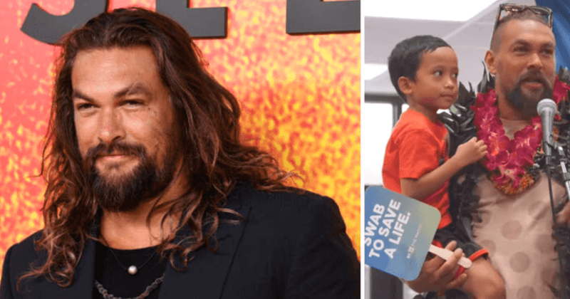 'Swab a cheek, save some lives': Jason Momoa's heartfelt plea to help boy, 6, find rare bone marrow match