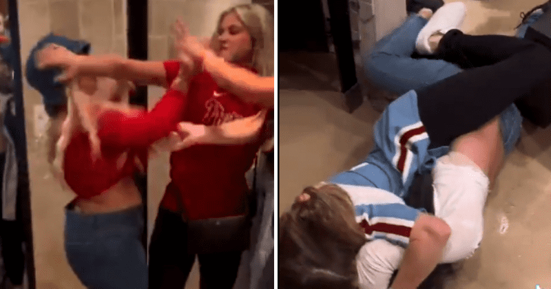 Shocking video shows Phillies fans fighting in bathroom following Astros' win in Game 4 of world series