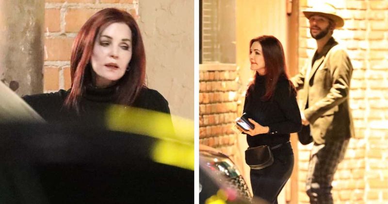 Priscilla Presley STUNS in all-black outfit on low-key dinner date with son Navarone Garibaldi in LA