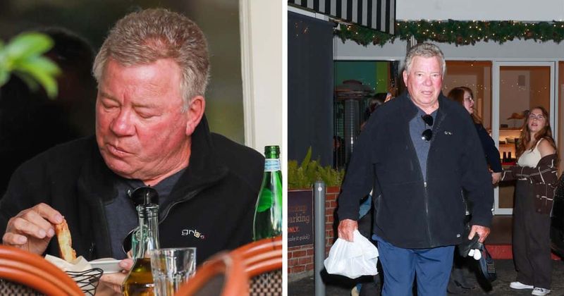 FOOD TREK: William Shatner, 91, spotted looking perky as he tucks in at local Bel Air restaurant