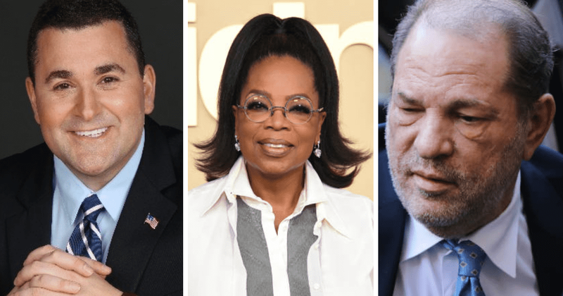Nick Adams absolutely SCHOOLED for dissing Oprah Winfrey by posting pic of her with Harvey Weinstein