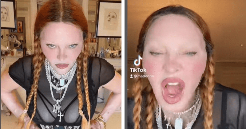 'You look like Marilyn Manson!' Fans freak out at Madonna's BIZARRE new look in new foul-mouthed video