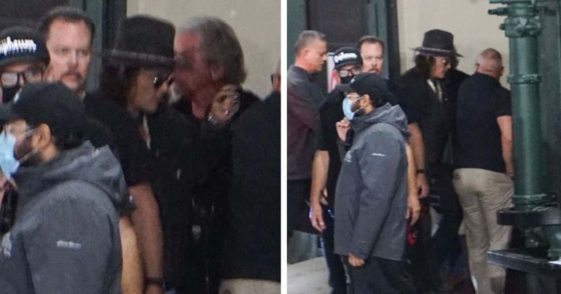 'Newly-single' Johnny Depp in good spirits as he is spotted in LA after break up with lawyer Joelle Rich