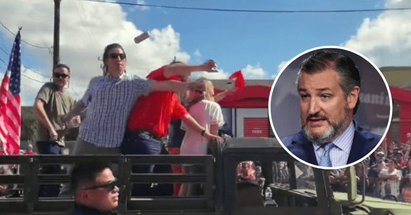 Who is Ted Cruz's bodyguard? Beer can-deflecting hero rumored to be one of Atlas Glinn's elite agents