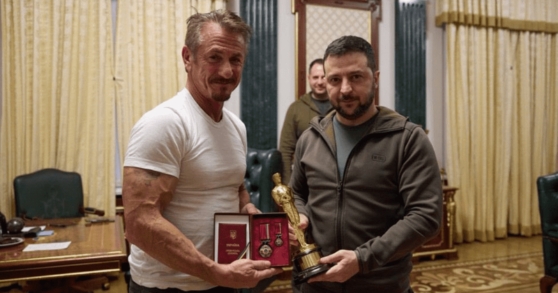 'Zelenskyy is a great actor': Sean Penn trolled for handing over his Oscar to Ukraine prez