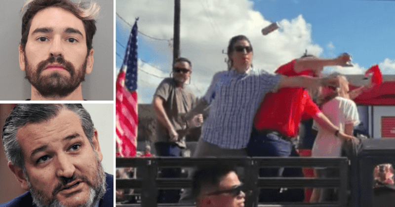 Joseph Halm Arcidiacono: Man who threw can at Ted Cruz calls himself an 'IDIOT' after arrest