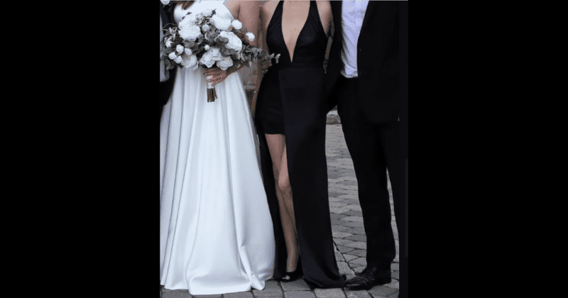 'She's going to a sexy funeral': Internet divided as woman wears 'revenge' dress to son's wedding