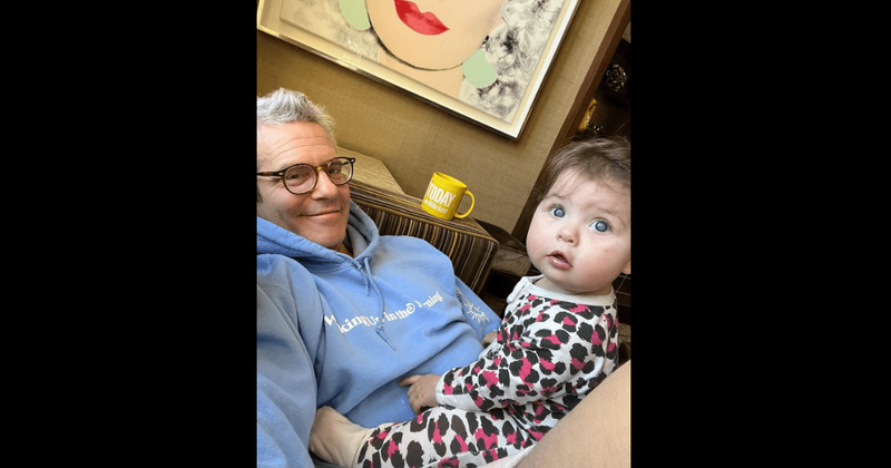 'Feeling so many things': Andy Cohen shares adorable morning selfie with 6-month-old daughter Lucy Eve