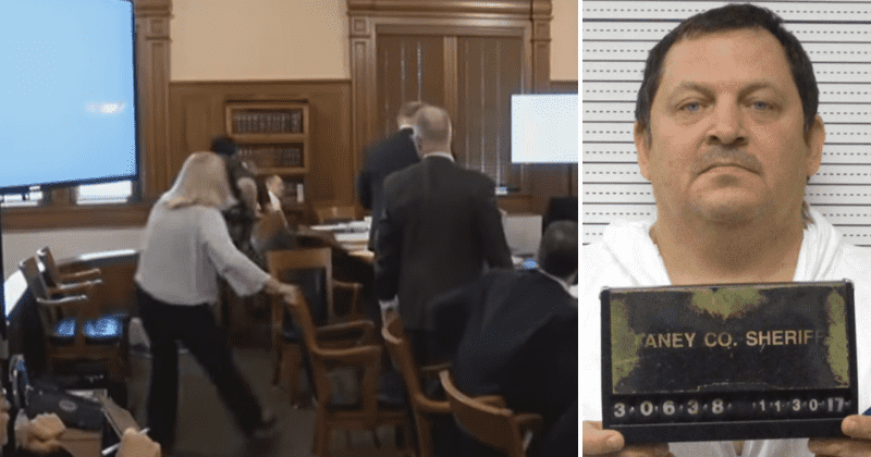 Aubrey Trail: Disturbing details emerge as cult leader who dismembered Tinder date slashes own throat in court