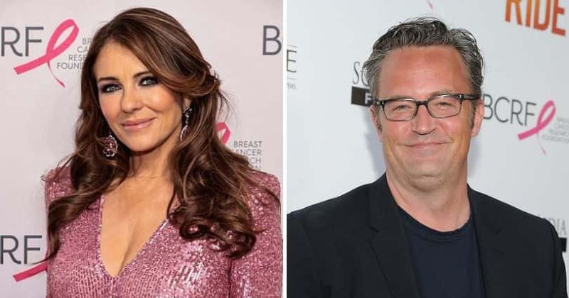 'It was a nightmare': Elizabeth Hurley recalls working with Mathew Perry at the height of his drug addiction