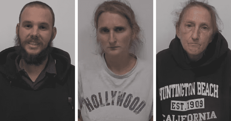 9-year-old boy's parents and aunt arrested after he was found locked in freezing dog kennel with no shoes