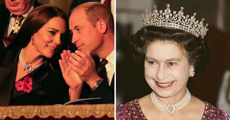 Kate Middleton pays tribute to Queen wearing her earrings and necklace at Festival of Remembrance