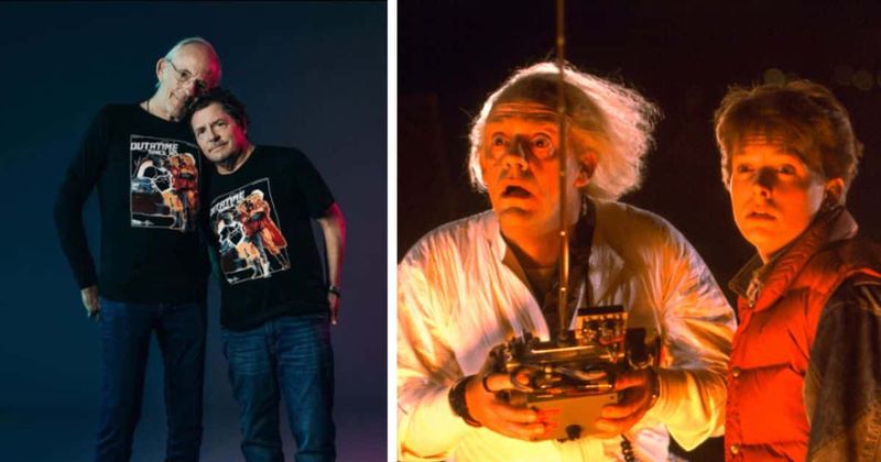 'Back to the Future' stars Michael J Fox and Christopher Lloyd reunite after decades, launch movie merch