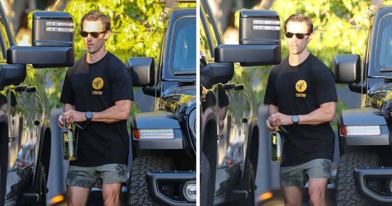 Milo Ventimiglia shows off his well-toned physique as he leaves gym after hard workout session
