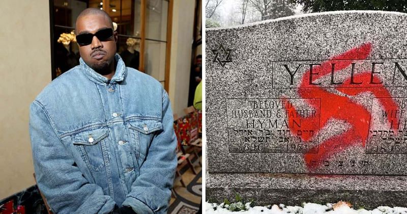 ‘Kanye was rite’: Antisemitic vandals deface 39 Jewish graves with swastika and hate speech in Chicago